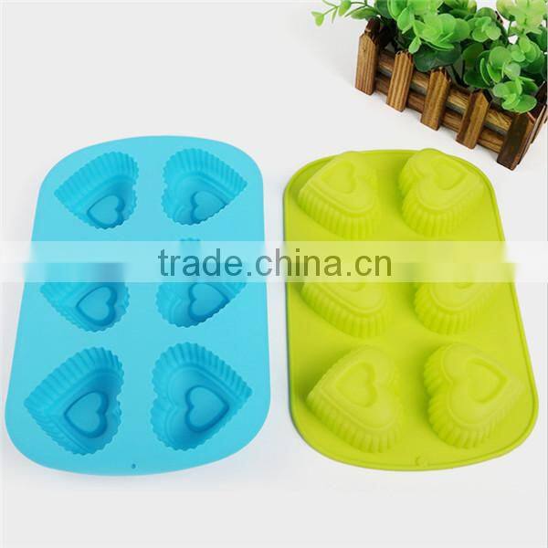 Popular silicone human heart cake mold
