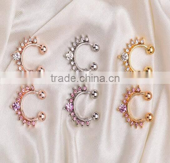 Septum Clicker Surgical Steel Nose Body Ring Hoop Piercing Jewelry Unisex