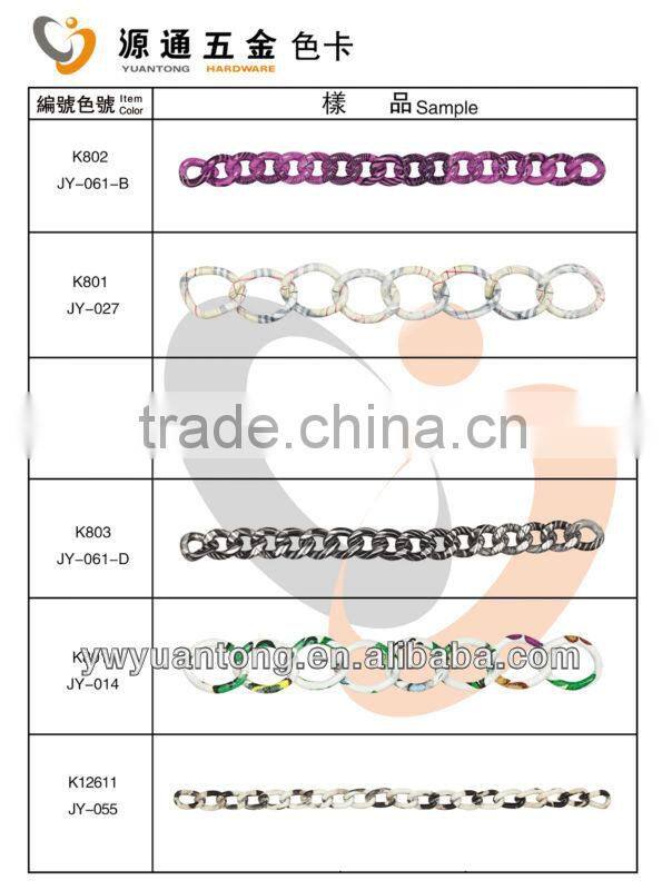 gold to green color jewery chain