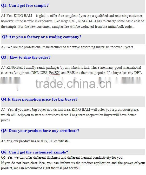 EMI Wave Absorber For Phone Magnetic Isolation Material Anti-Interference Factory