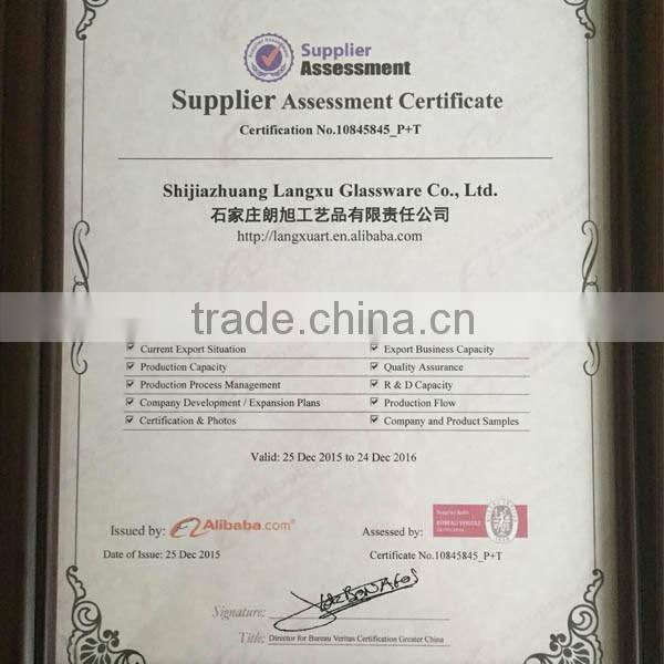 Pedestal decorative clear long stem candle holder glass