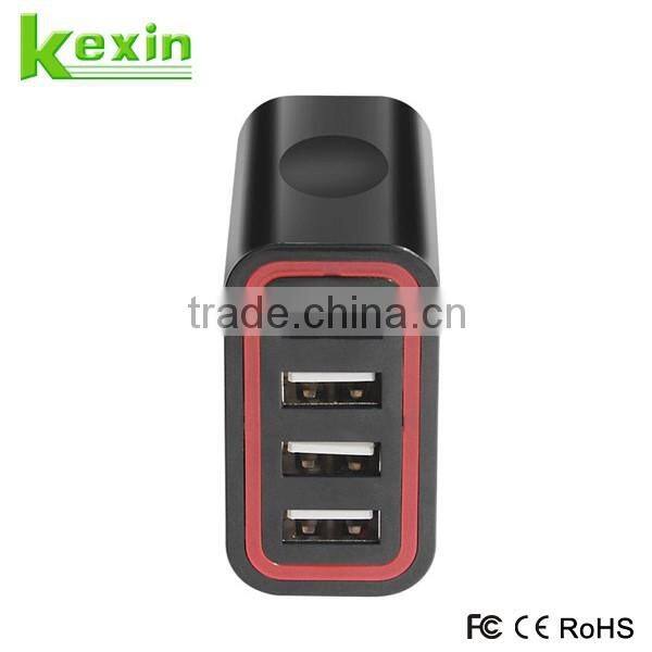 AC Power Adaptor EU US Plug 4 Port USB Wall Charger 2.4A for Mobile Phone Digital Products