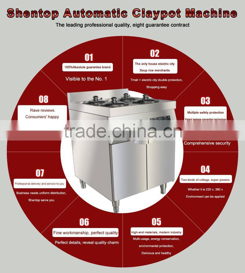 Factory B06 best electric rice cooker Stainless Steel ClayPot electric cooking equipment With Cabinet Restaurant burner cooker