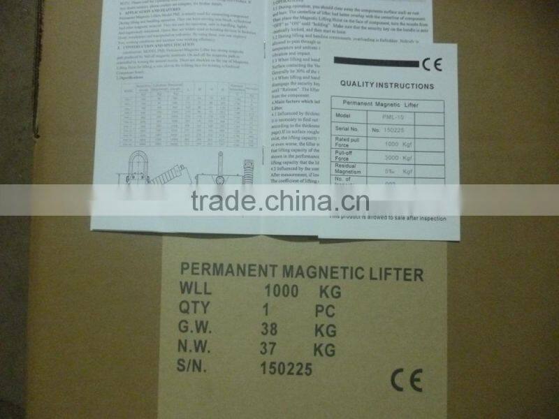permanent magnetic lifter
