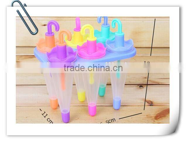 popular umbrella shape food grade plastic ice cream tool ic001