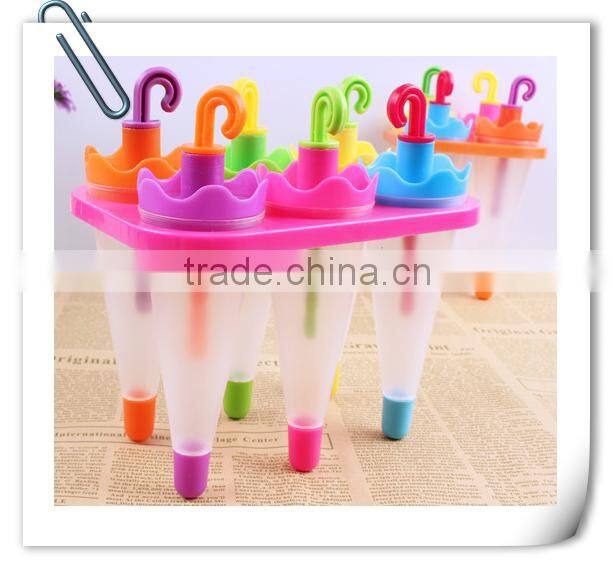 popular umbrella shape food grade plastic ice cream tool ic001
