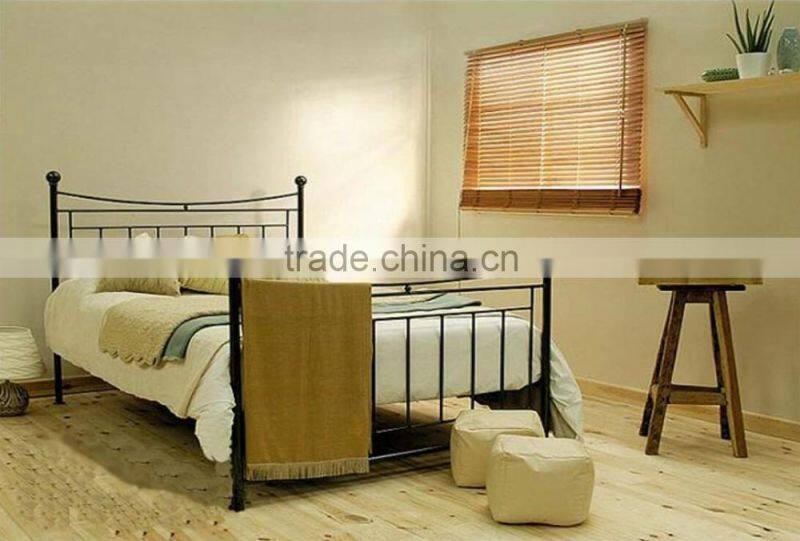 Contracted European style cheap unfold iron beddesigner stainless steel bed