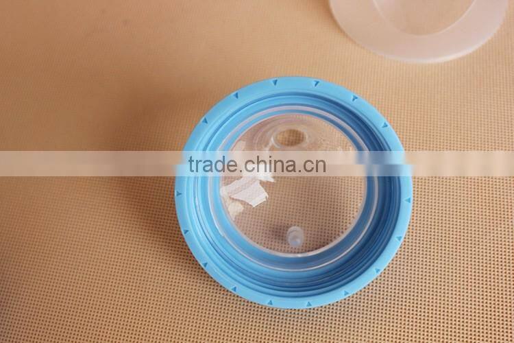 Plastic baby infant training water cup with double handle Baby Training Water Drinking Bottle