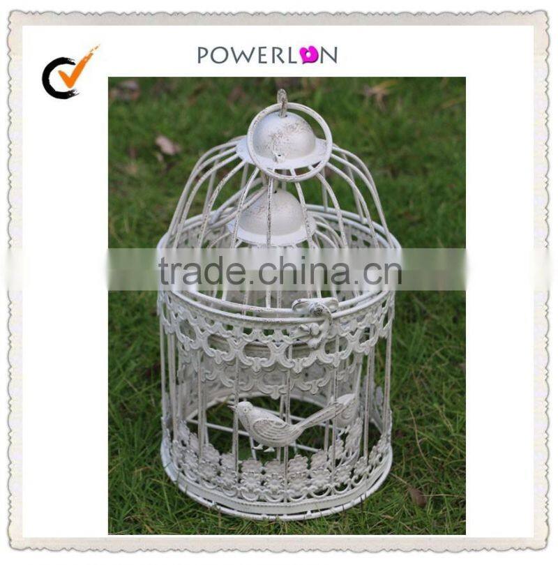 Low Price Shabby and Chic Garden Decor Metal Square Bird Cage