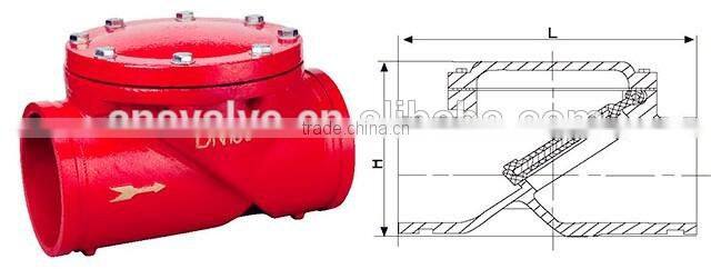 Carbon Steel Grooved check valve