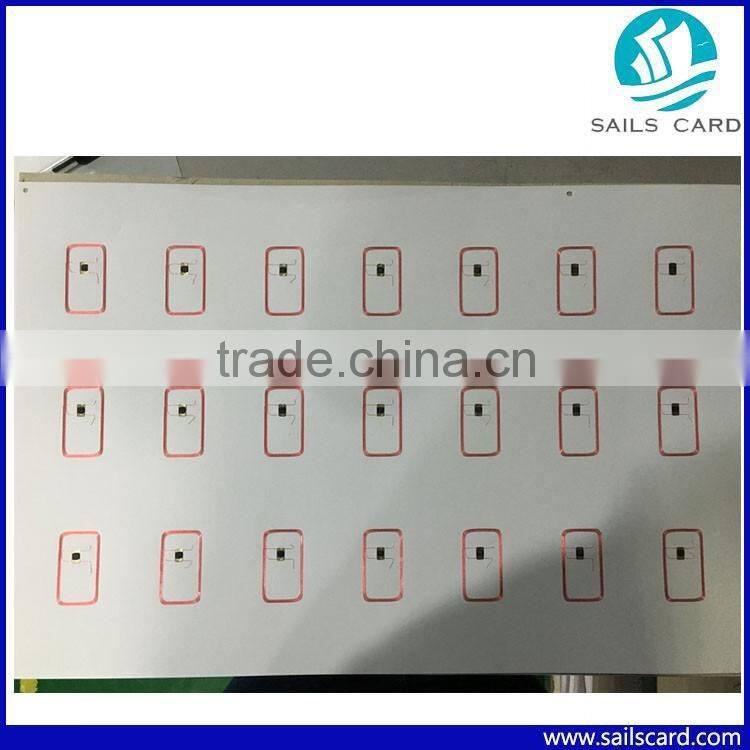 13.56MHz HF M1 MF Classic 1K s50 rfid card inlay