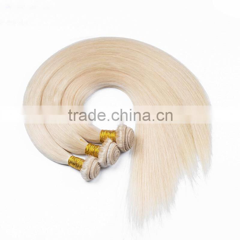 Wholesale Indian Hair #613 blonde hair weft for reseller