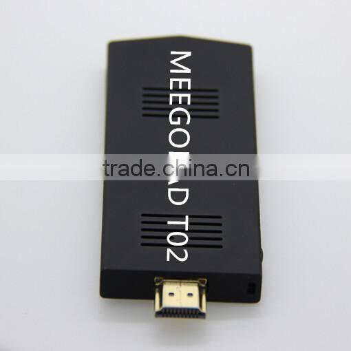 2015 latest MEEGOPAD T02 INTEL Z3735F Quad Core Windows8 win8ANDROID DUAL BOOT MINI PC DONGLE TV STICK COMPUTE STICK