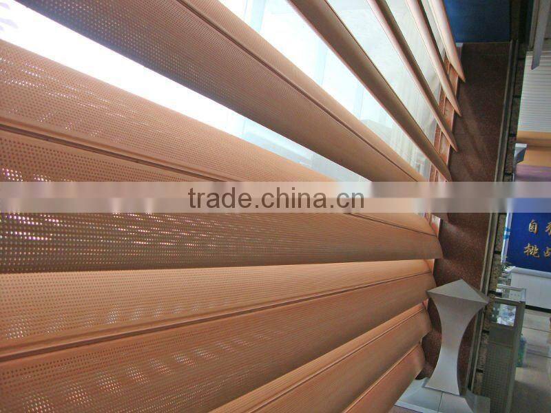 Manual adjustable aerofoil aluminum sun louver