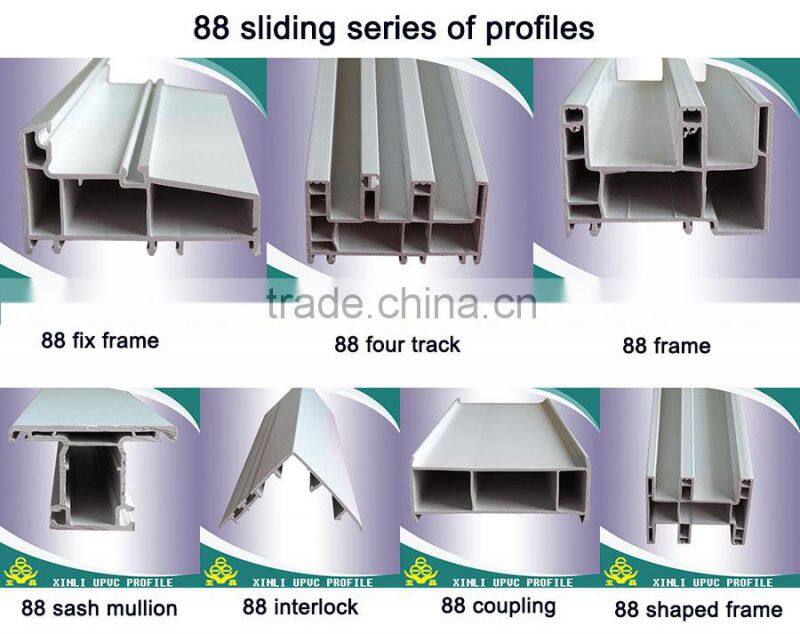 high quality upvc window profile similar as Germany veka for PVC window and door