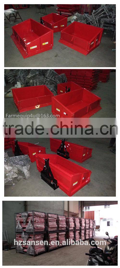 TTB120 - Tractor 3-Point Rear Tipping transport box/ Tractor 3point Implements back bucket