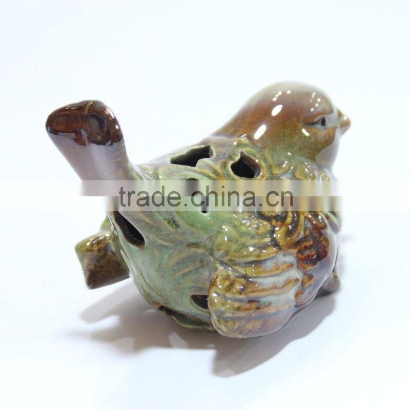 Garden balcony decoration ceramics bird for sale