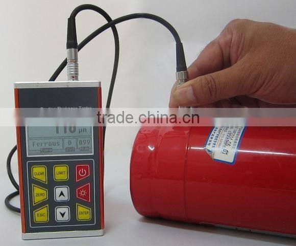 Hand-held Magnetic and Eddy LCD display car paint coating thickness gauge