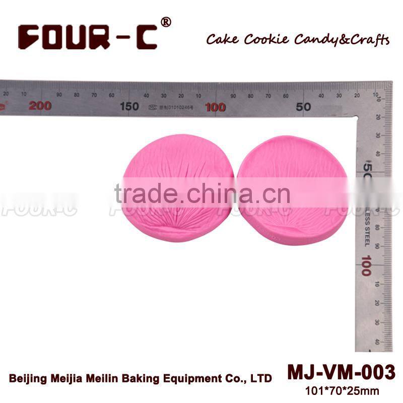 Real relief double sided silicone petal veiner mold