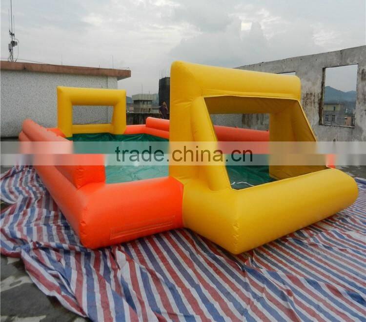 hot sale Giant inflatable football arena/inflatable water soccer field/inflatable paintball field for inflatable play equipment