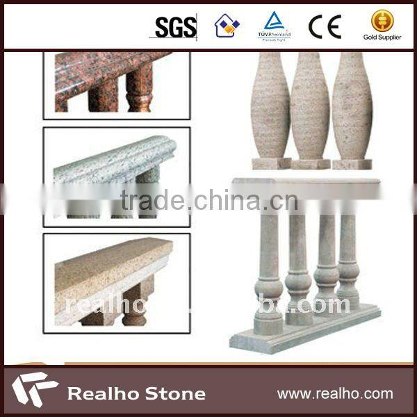 customized white granite column for sale