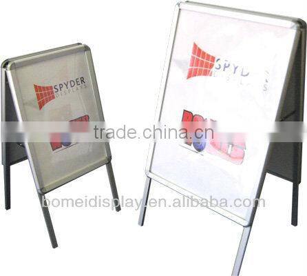 High quality poster stand double sides, portable advertising equipment