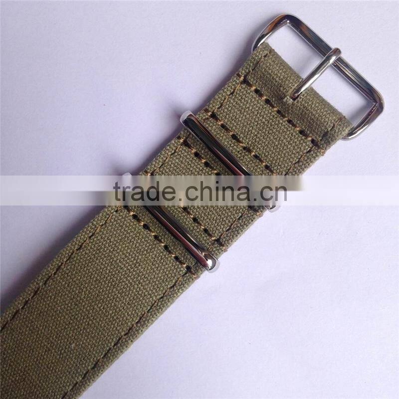 Canvas Material Fashion Wrist Watch Band