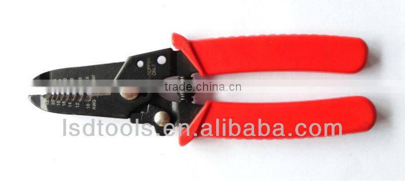 Wire cutting and stripping application,multi purpose hand tool pliers type wire stripper LS-5021