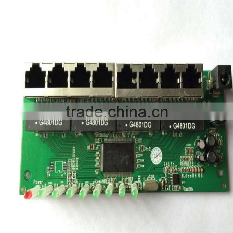 OEM High quality 8 port gigabit switch module