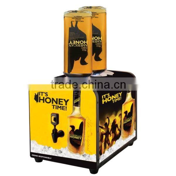 Two tap dispensing bar alcohol dispenser display automatic alcohol dispenser china liquor shot machine