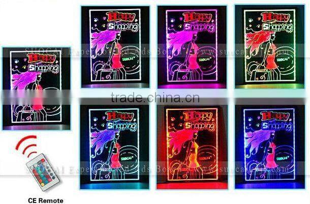 Alibaba express outdoor led restaurant menu board writing 2015 new products