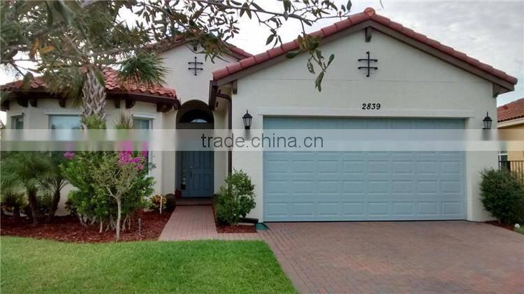 A metal garden shed made steel warehouse