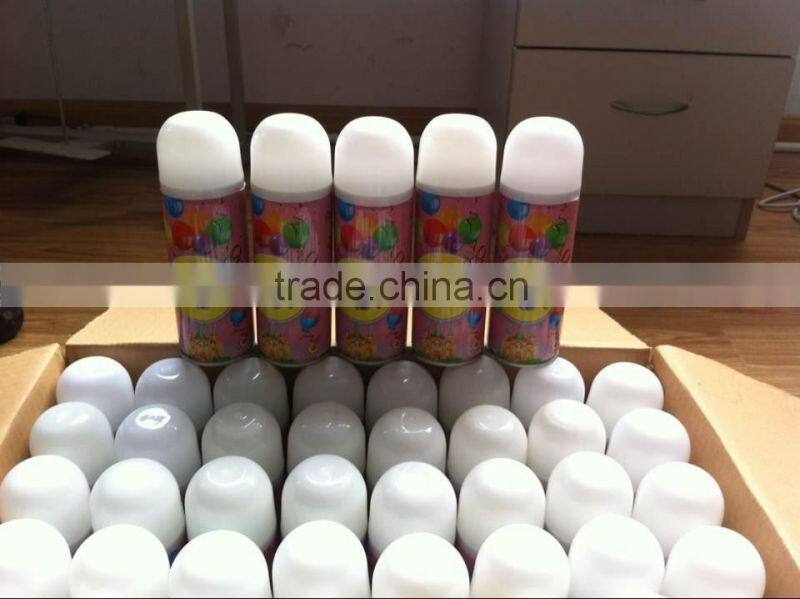 Artificial silly string for weeding