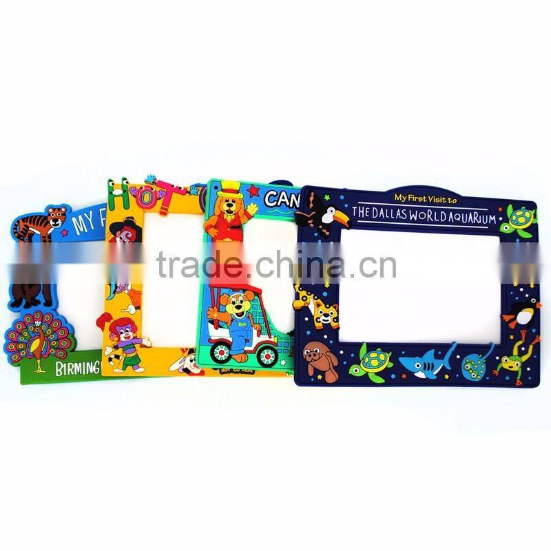 Wholesale Cartoon Fancy Customized Shaped PVC 3d Photo Frame