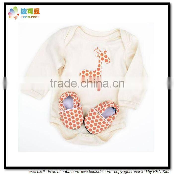 BKD plain cotton Winter bodysuit baby