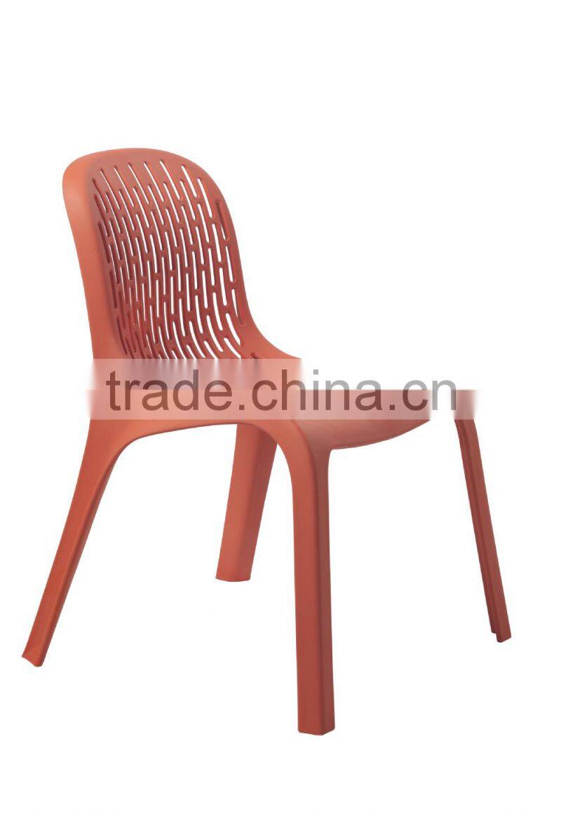 2014 hot designer stackable plastic feet chair and table HC-N026
