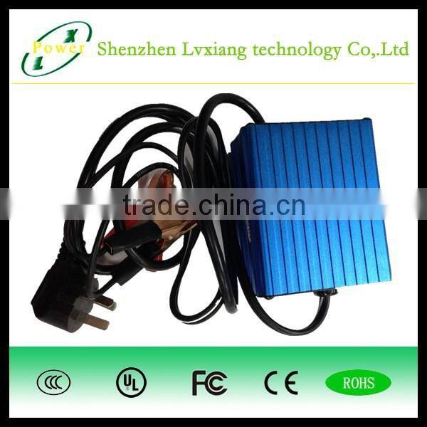 48W 12V 4A car battery charger/turbo charger/power inverter with charger