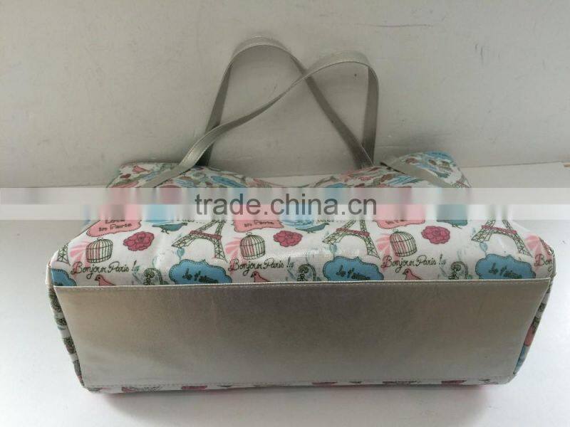 Canvas tote bag with coating