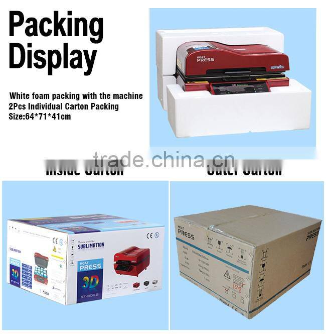 Penny press 3D sublimation vacuum press machine for sale ST-3042