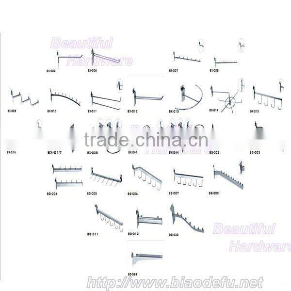 Chrome wall-mounted metal wall hook