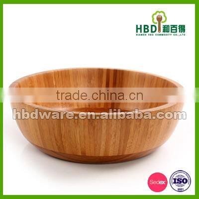 Bamboo Wooden Salad Bowls with server wholesale