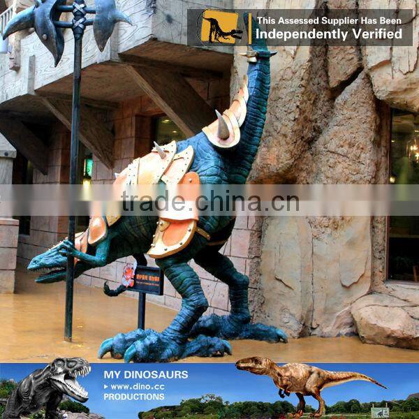 My Dino-Amusement Playground full-size dinosaur feet sculpture