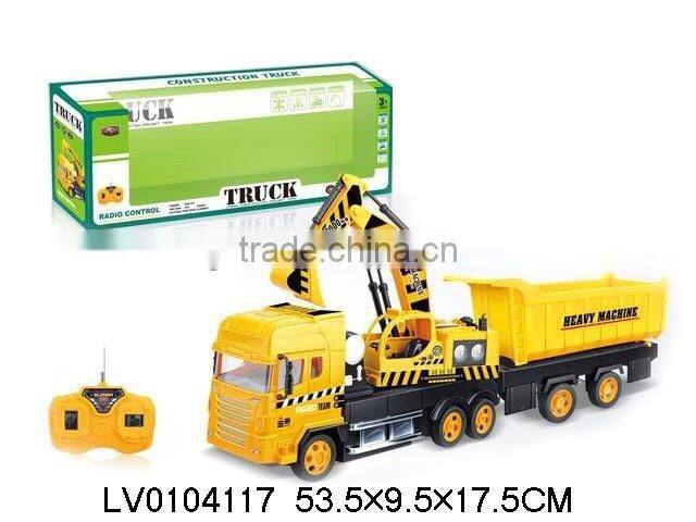 4channel radio control tow truck toys with light