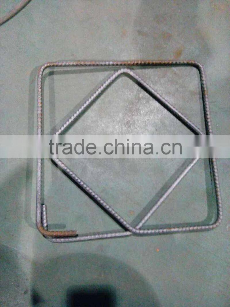 Air compressor equipped stirrup bender