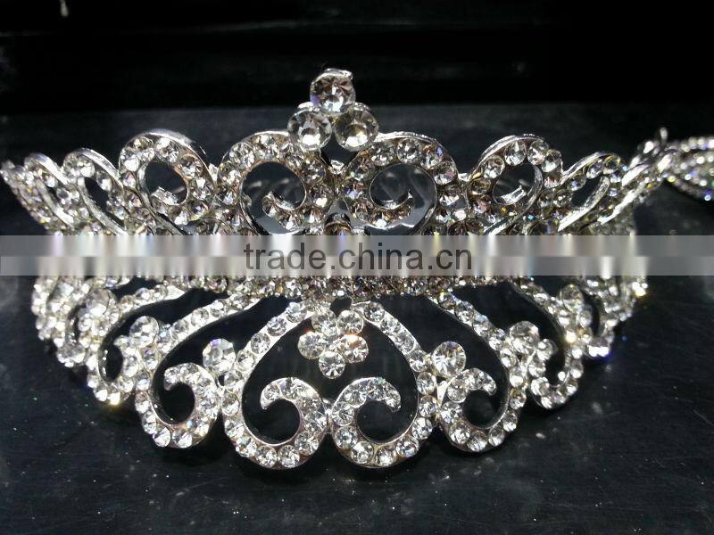 High quality crystal hair combs