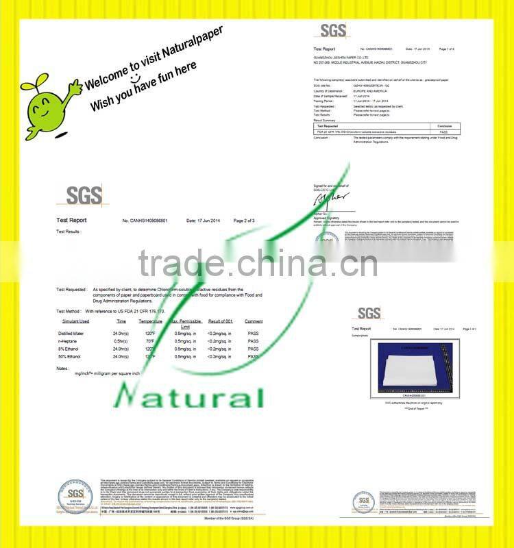 sandwich butter wrapping paper from Zhejiang China