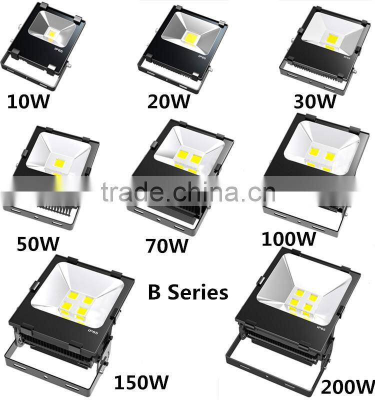 2016 Hot sell Outdoor lighting waterproof ip65 led flood light 10000lumens COB led 100W 3 Years warranty
