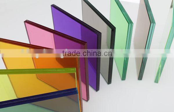 6.38-42.3mm Shower Door Laminated Glass/tempered laminated glass price