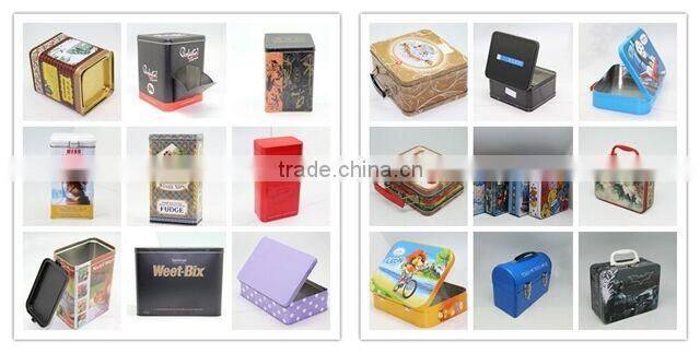 Small Metal Tin Bucket Garbage Can With Handle Customer New Design