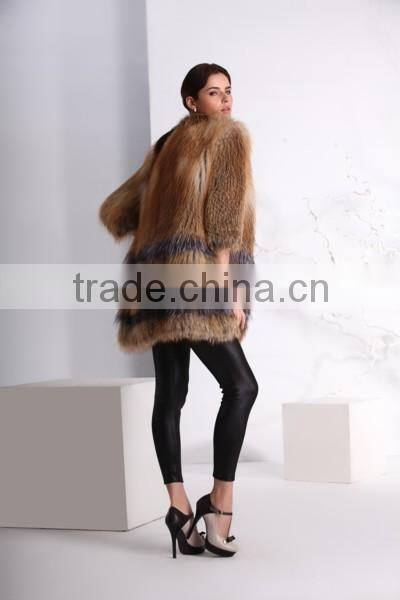 FU17 wholesale fox fur coat
